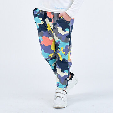 Toddler Colorful Camouflage Pants For 2-8Y