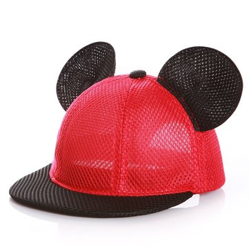 Summer Breathable Cute Mickey Ear Cap