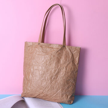 Designer Crumple Kraft Paper Bag 
