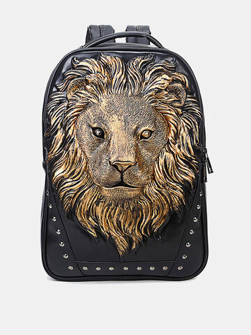 حقيبة ظهر للكمبيوتر المحمول Lion Head Travel 14 بوصة