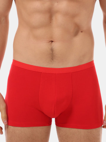 

Men's Underwear Boxer Briefs Modal Underwear, White grey black red