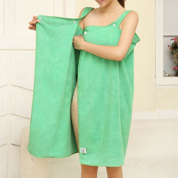 Roupão de banho microfibra macia Cozy toalha de banho Verão Praia Sexy Spas Banho Saia para Mulheres