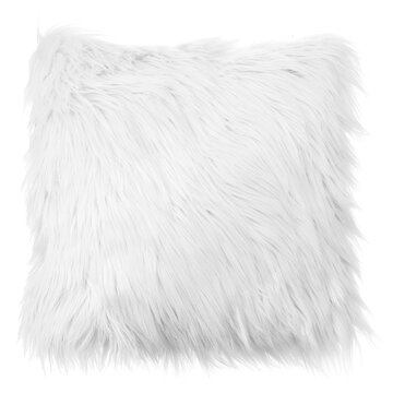 40x40 Faux Wool Fur Cushion Cover