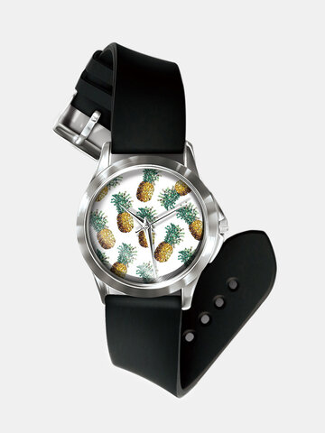 Pineapple Pattern Quartz Watch