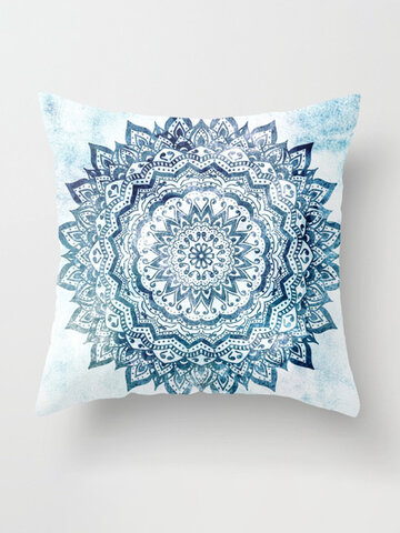 45cm Mandala Cotton Linen Printing Pillowcase
