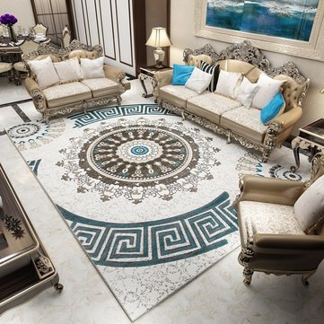 European Classical Floral Style Non-slip Home Carpets