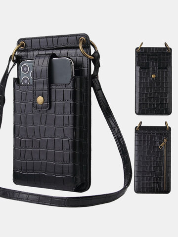 Alligato PU leather Clutch Bag Card Bag Phone Bag
