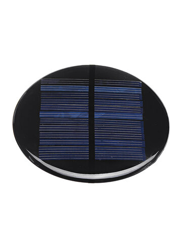 Mini Solar Panel Module 6V 2W 0.35A 80MM Round Poly Silicon