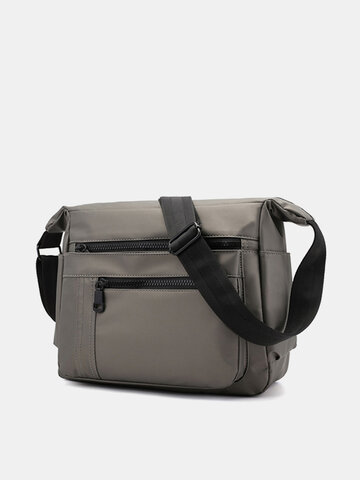 Men Oxford Multi-Pockets Crossbody Bag