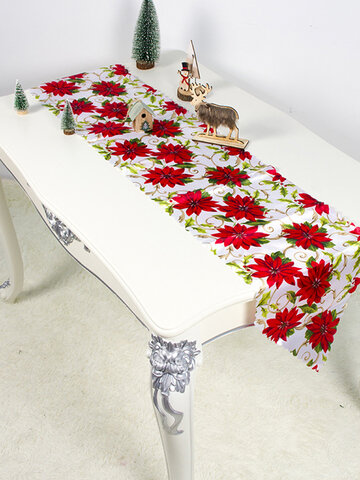 180*35cm Embroidery Christmas Table Flag