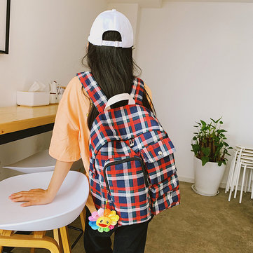 

Ancient Sense Girl Bag Female Campus Harajuku Ulzzang High School Student Canvas Sen Backpack