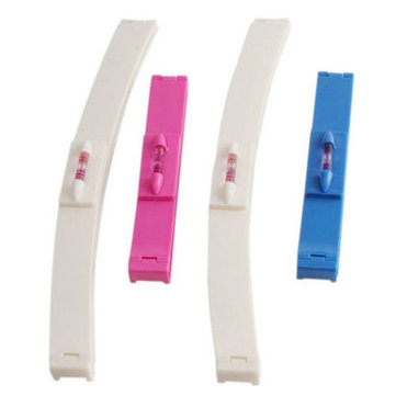Hair Bang Ruler Cute Trimmer Fringe Cut Tool Clipper Comb Guide Pink Blue