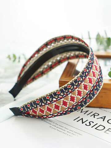 Hand-woven Embroidery Headband