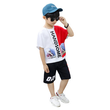Short Sleeve Two-piece Hip Hop Basketball Clothing Sets