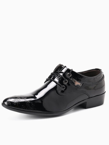 Men PU Leather Business Formal Shoes