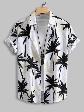 Рубашки с принтом кокосовой пальмы