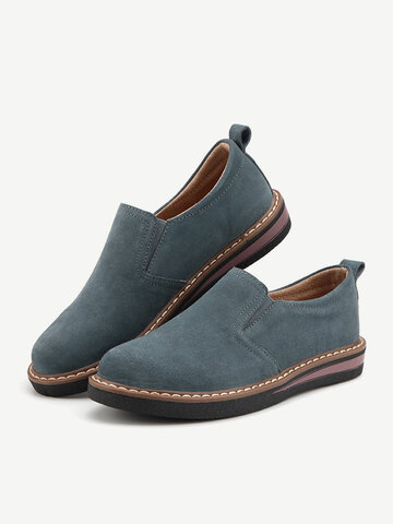 Suede Lazy Casual Flat Shoes