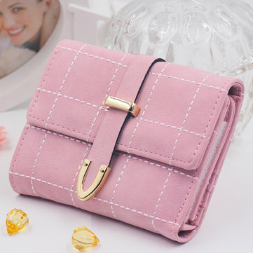Stylish Women Candy Color Small Wallet 