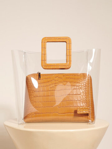 Crocodile Pattern Handbag 
