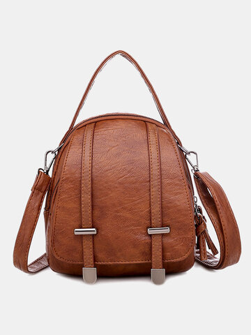 Brown Vintage Satchel Bag