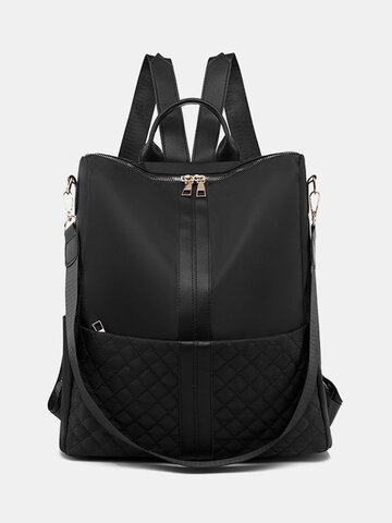 Soild Casual Laptop Handbag Backpack