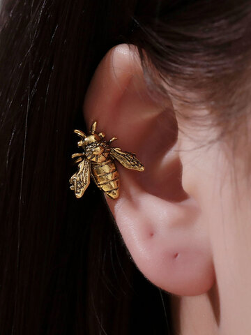 Boucles d'oreilles tridimensionnelles Bee