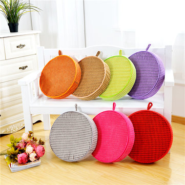 39/49*8cm Thick Solid Color Round Sponge Seat Cushion