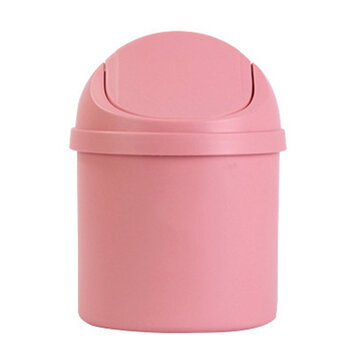 

Mini Waste Bin Desktop Garbage Basket Home Table Trash Can Dustbin Container, Blue white pink purple