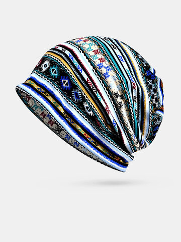 Gorra Wave con sombreros personalizados geométricos de algodón Patrón