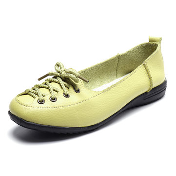 

Soild Color Slip Resistant Loafers, Yellow orange light green white red