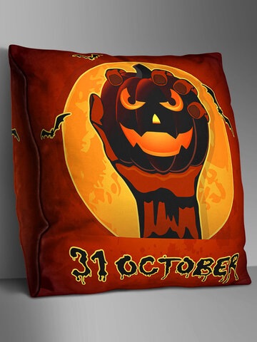 Double-sided Printed Polyester Halloween Cushion Cover