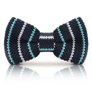 Men's Bowknot Knit Adjustable Neckwear Bow Tie Tuxedo Bow Tie