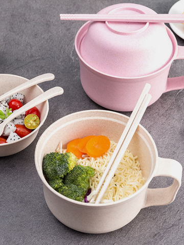 Instant Noodle Bowl With Lid Large Capacity Large Bowl