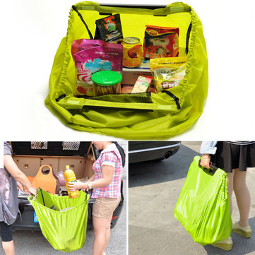 

Reusable Supermarket Trolley Shopping Travel Bag Grocery Lime Grab Clip-To-Cart