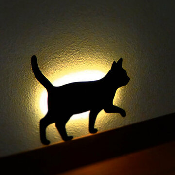  Cat Sound Control Wall Light 