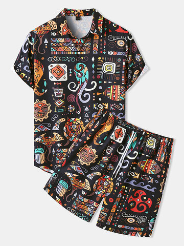 Tribal Cartoon Graphic Suits