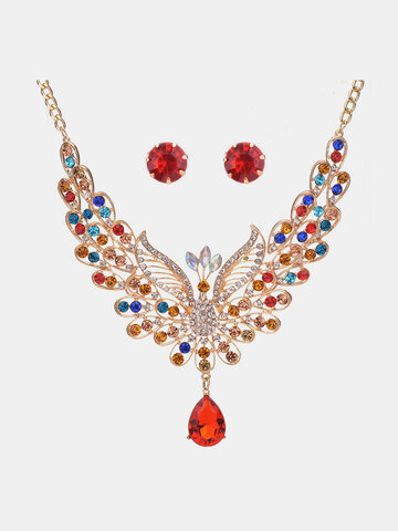 Luxury Peacock Jewelry Set