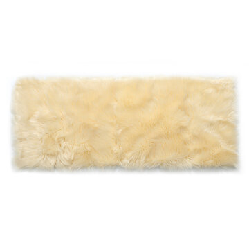 <US Instock>Faux Sheepskin Rugs Wool Shaggy Carpet Bedside Floor Mat Living Room Bedroom Floor Home Decor