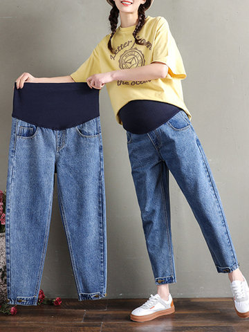 High Waist Maternity Jeans
