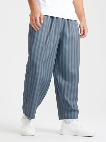 Vertical Striped Loose Fit Pants