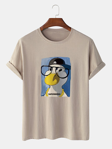 Cartoon Duck Graphic T-Shirts