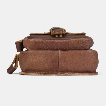 Genuine Leather Multi-Layers Waist Bag Belt Bag