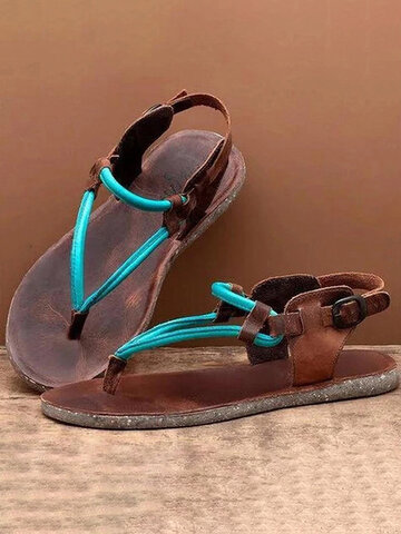 Buckle Casual Flat Sandals