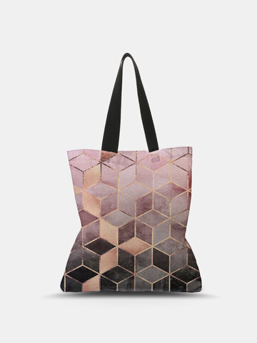 Canvas Pink Quilted Bag