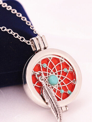 Openable Aromatherapy Box Necklace