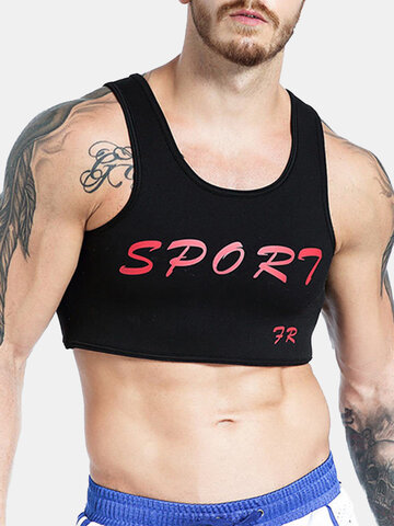 Mens Chest Protector Sport Tank Tops