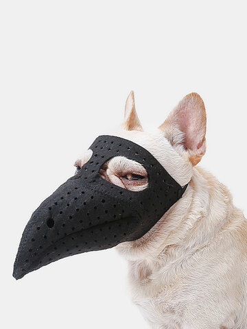 Halloween Bird Beak Doctor Pet Mask Cloak Cat Dog Mouth Cover Horror Costume