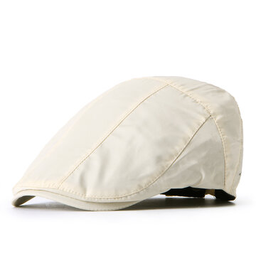 Summer Solid Color Breathable Quick Dry Beret Cap