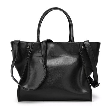 Women Retro PU Leather Handbag 