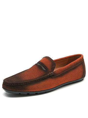 Men Vintage Comfy Suede Loafers